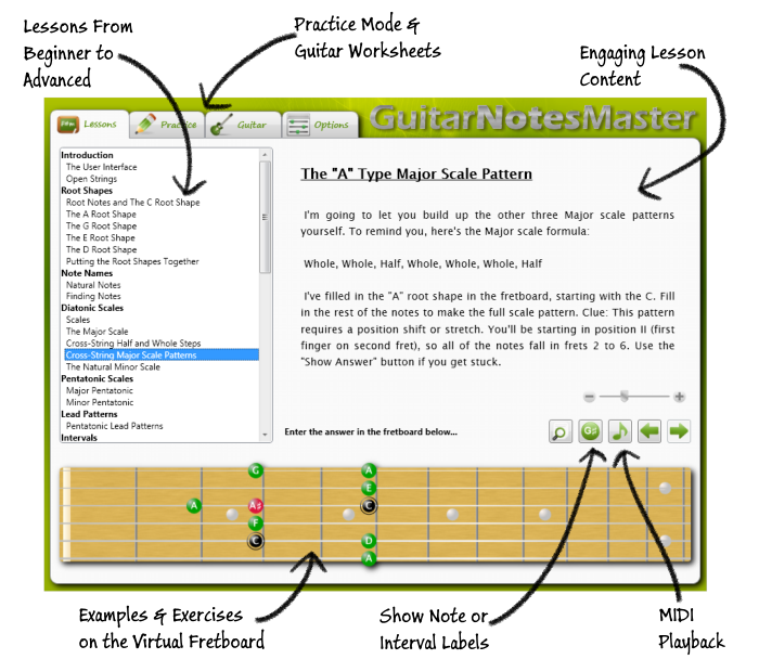 Guitar Notes Master Home